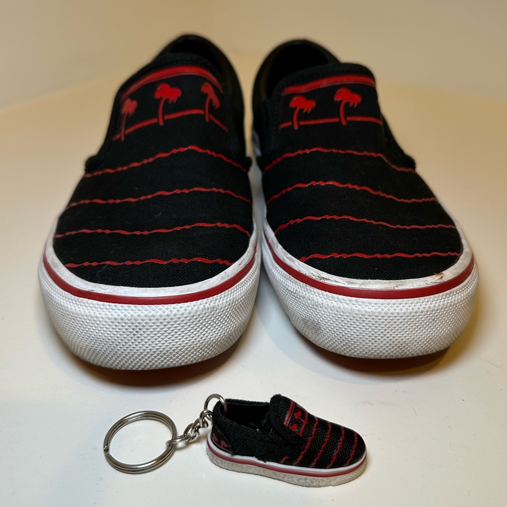 In-N-Out Burger Drink Cup Palm Trees 🍔❤️ lookalike Vans Slip-Ons